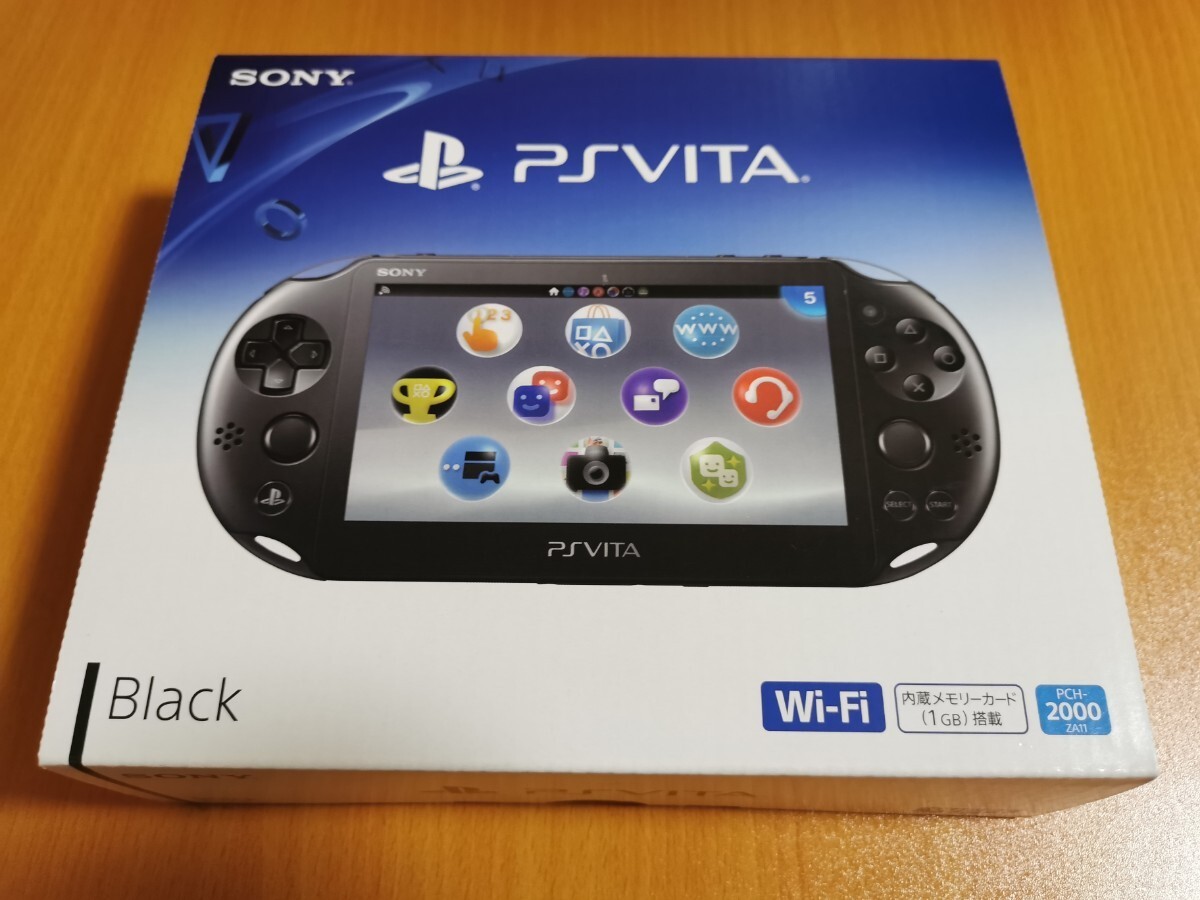 New Sony PlayStation Vita PCH‑2000 Black PCH‑2000ZA11 Japan Model – Brand New