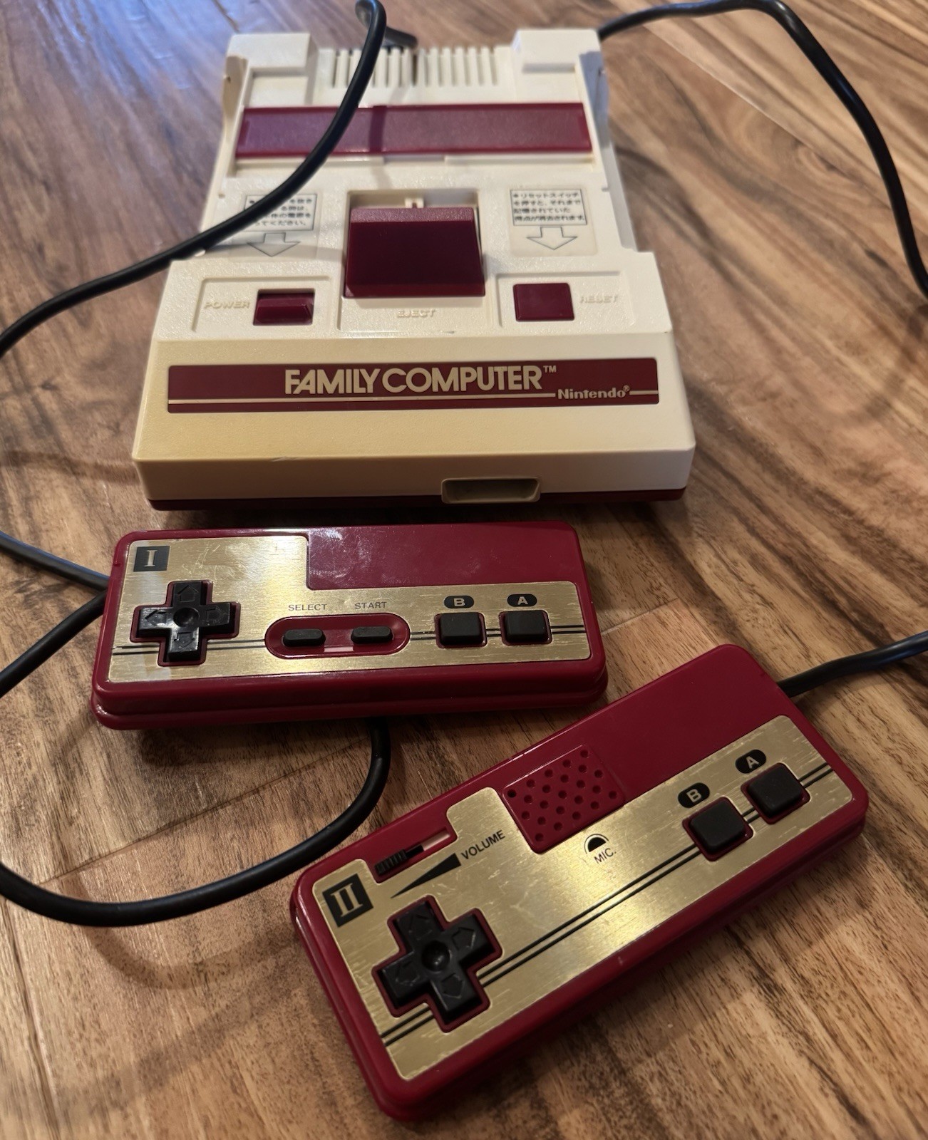 Nintendo Famicom Console First Run Square Buttons Japan Import US Seller TESTED