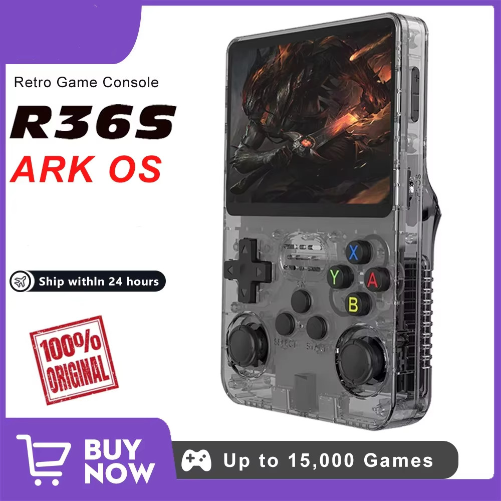 R36s Retro Video Games Console Portable 3.5″ Ips Screen Handheld