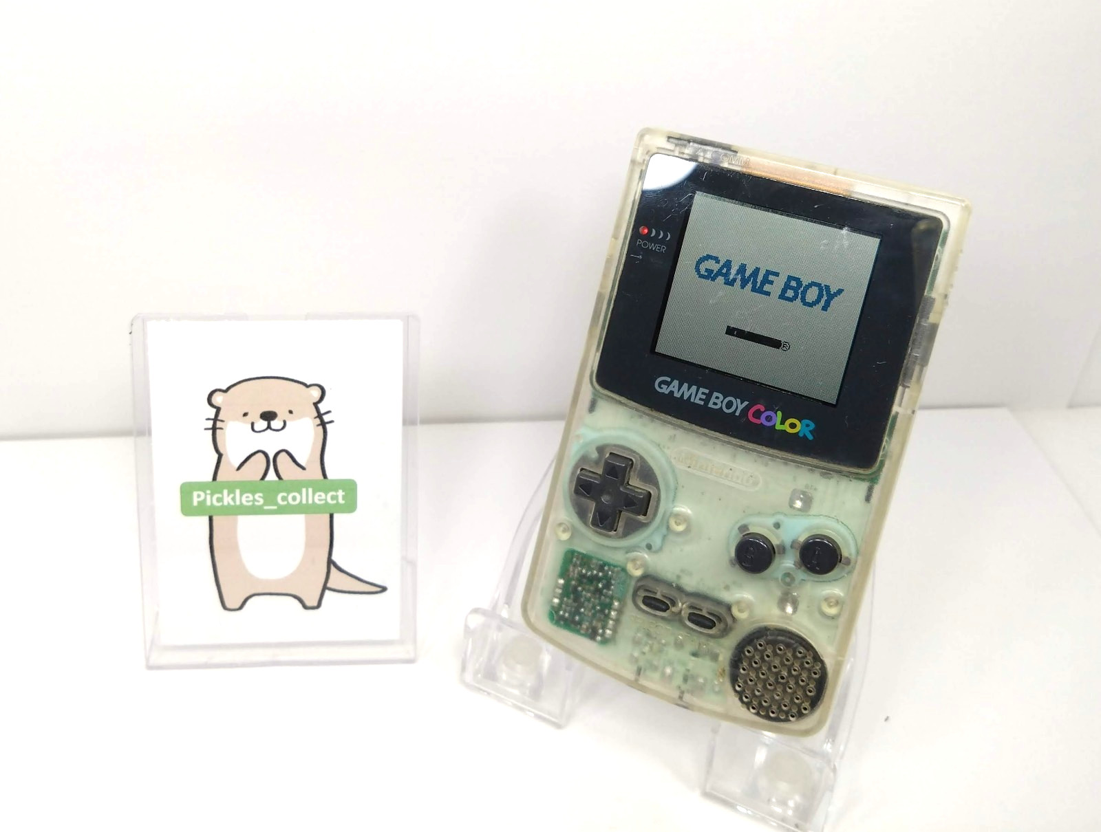 Nintendo CGB-001 Game Boy Color Clear Console only Tested GB GBC 0609L