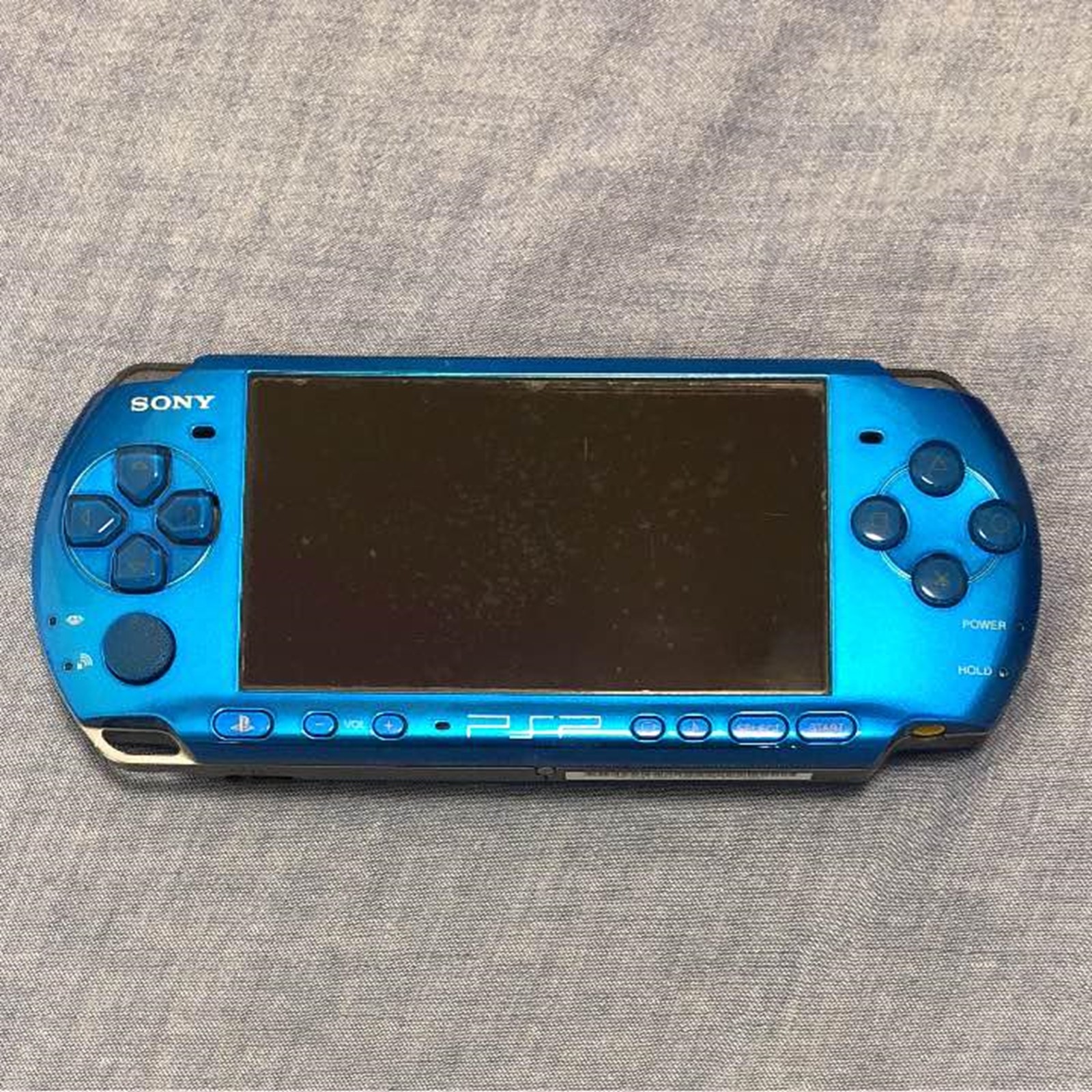 Sony PSP 3000 Vibrant Blue Console Used Good Condition from Japan