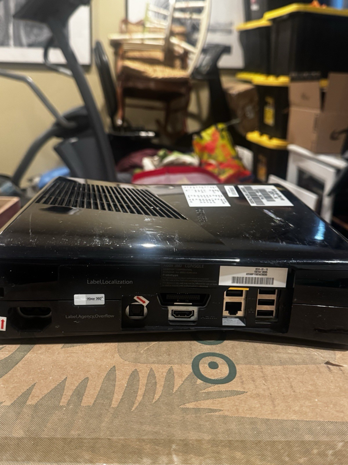Microsoft Xbox 360 Black Console Beta Unit SDV1-14 NTSC-U/C 1080p
