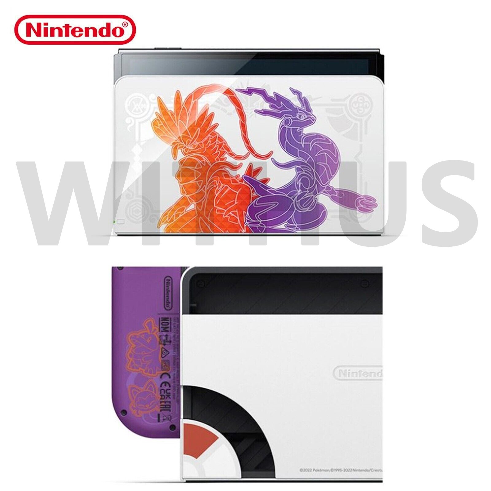 Nintendo Switch OLED Model Pokemon Scarlet Violet Edition Console New