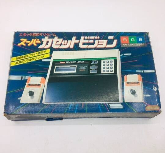 New EPOCH SUPER CASSETTE VISION Console Boxed System JAPAN Game AC100V