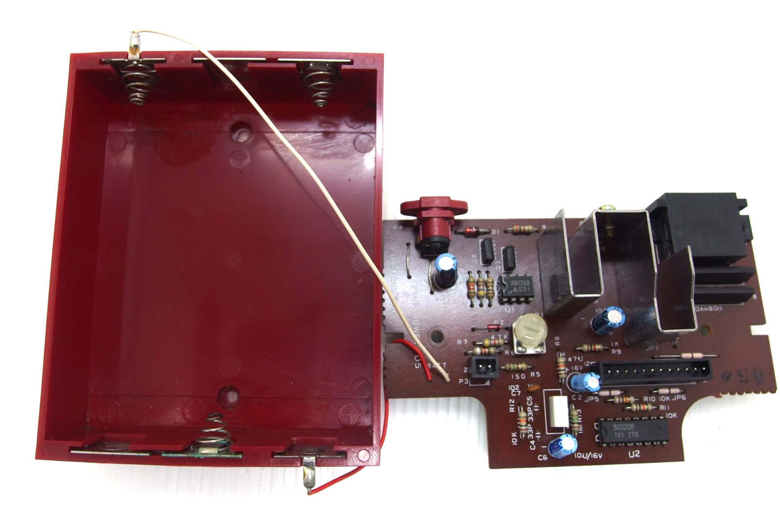 Famicom Disc Console Power Board battery housing only Nintendo Official Japan