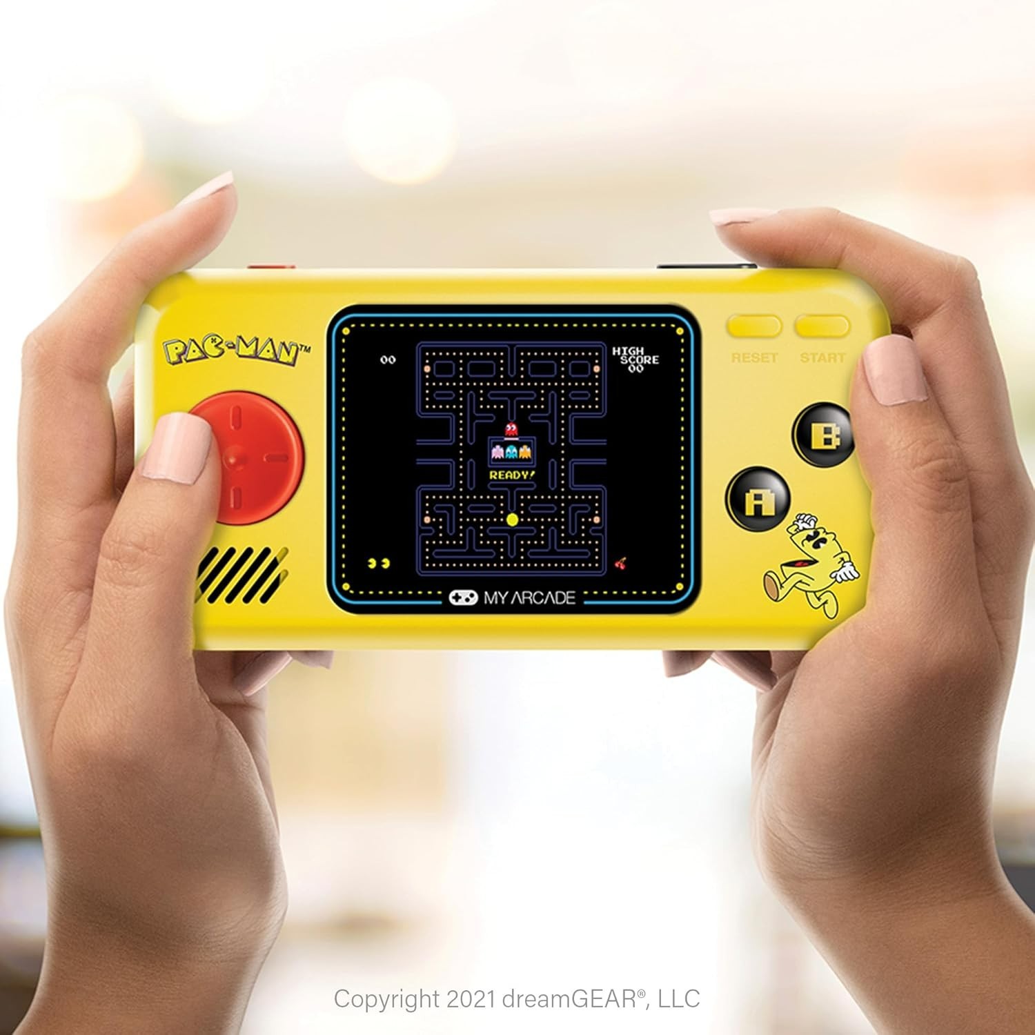 Nostalgic Handheld Game Console – Pac-Man Collection with Full Color Display