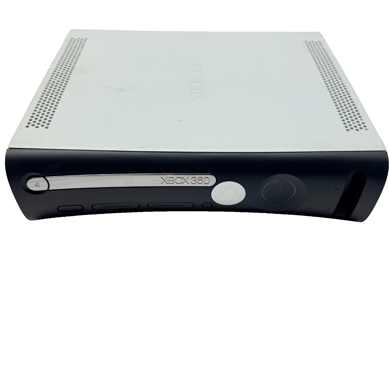 Xbox 360 Console White and Gray (Console Only – Untested) No Cables