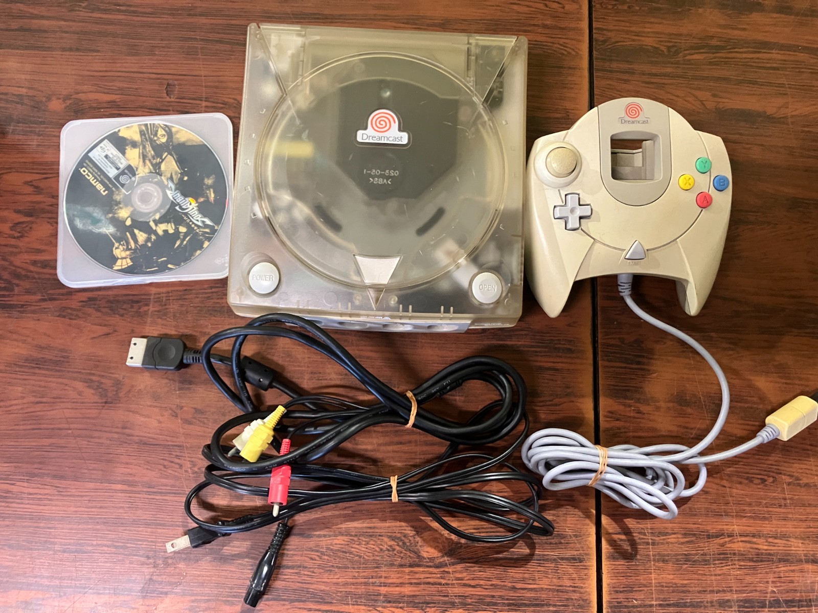 Sega Dreamcast Console HKT-3000 W/ Cotroller HKT-7700 Tested Japan