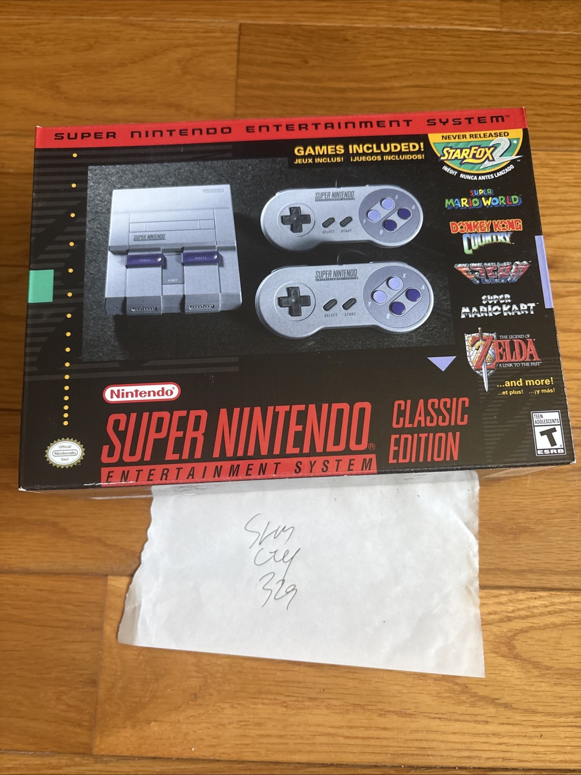 Authentic SNES Super Nintendo Classic Mini Super Entertainment System 21 Games