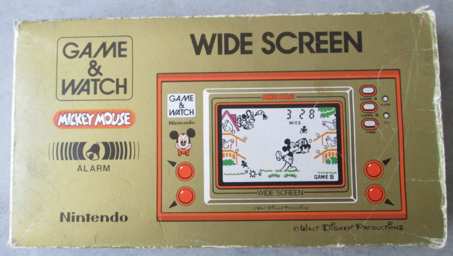 Nintendo Game and Watch MC-25 Mickey Mouse – ORIGINAL OEM BOX & FOAM ONLY