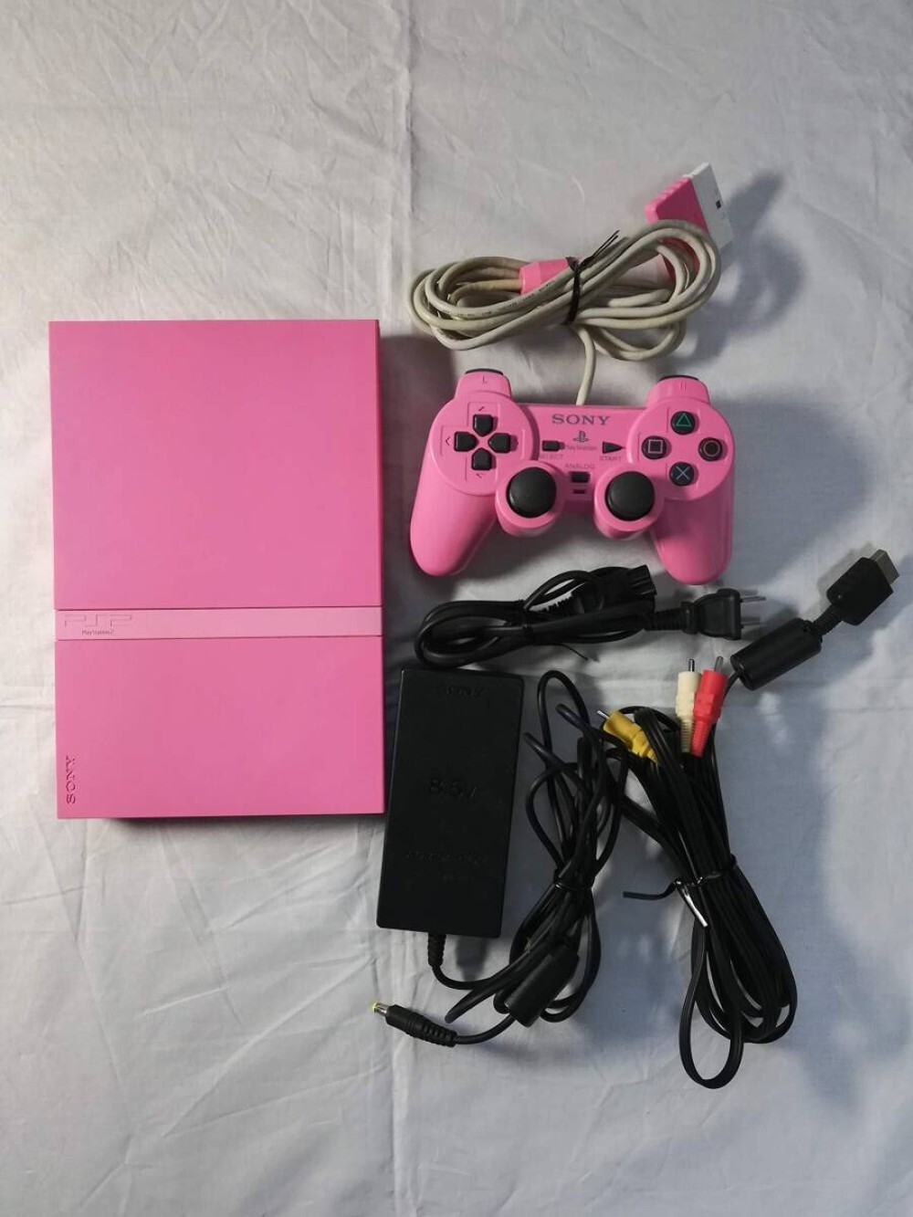 Sony PlayStation Console Controller PS2 SCPH-77000PK Pink Working