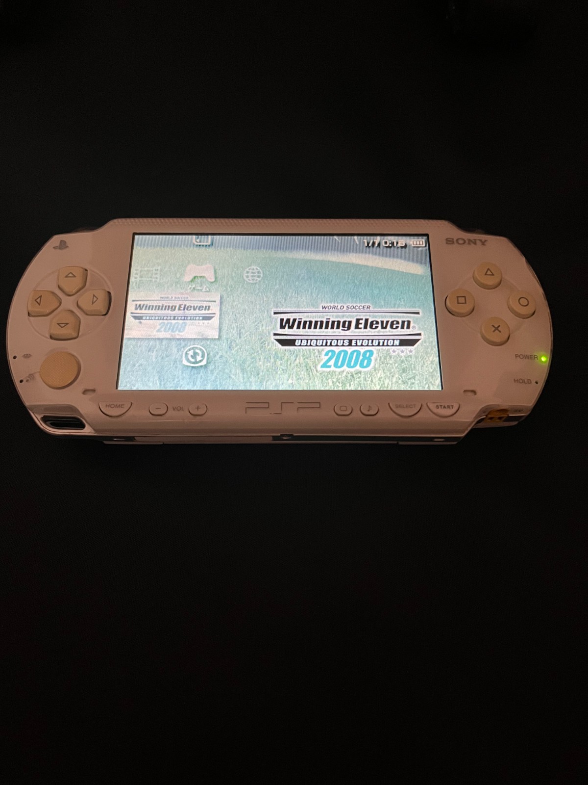 SONY PSP-1000 White Console Tested Working Memory Stick Slot Defective For Repai