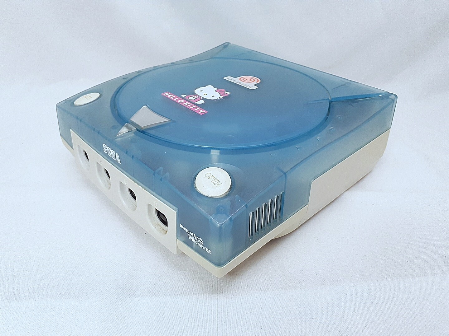 Sega Dreamcast console Hello Kitty Blue set New Battery HKT-3000 NTSC-J Tested