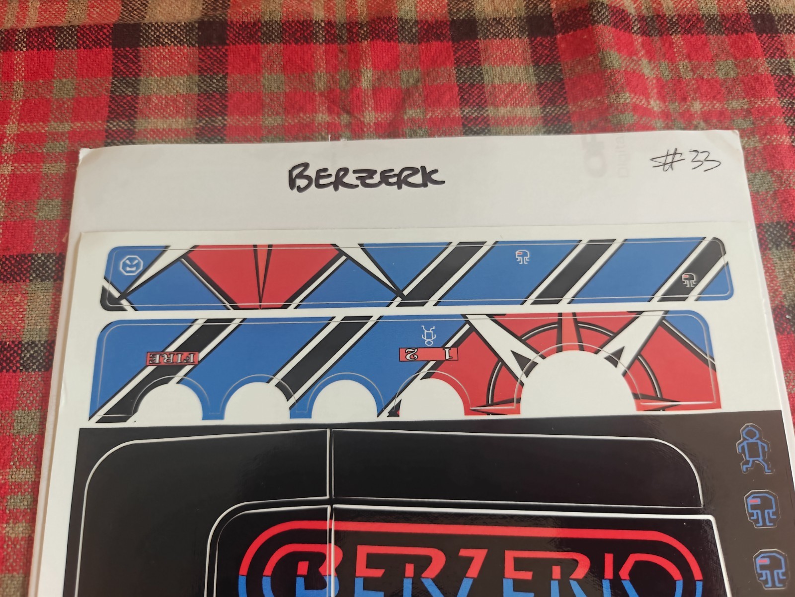 Vectrex Console VectrexWraps Berzerk, 1st Edition 33/35 Limited Rare 2014
