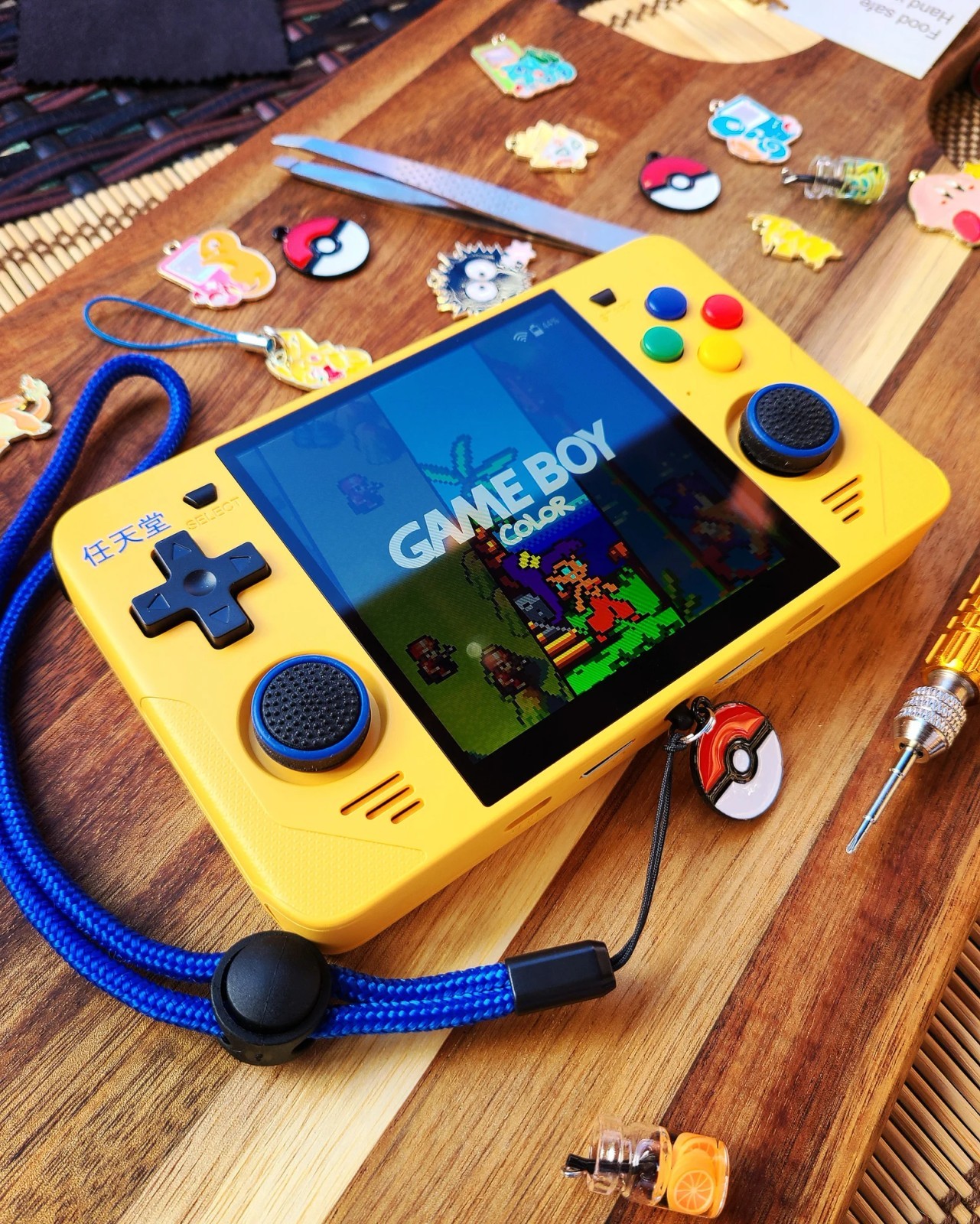 Brand New Custom PowKiddy RGB30 Console + Accessories and a FULL Library!! 💛🔥