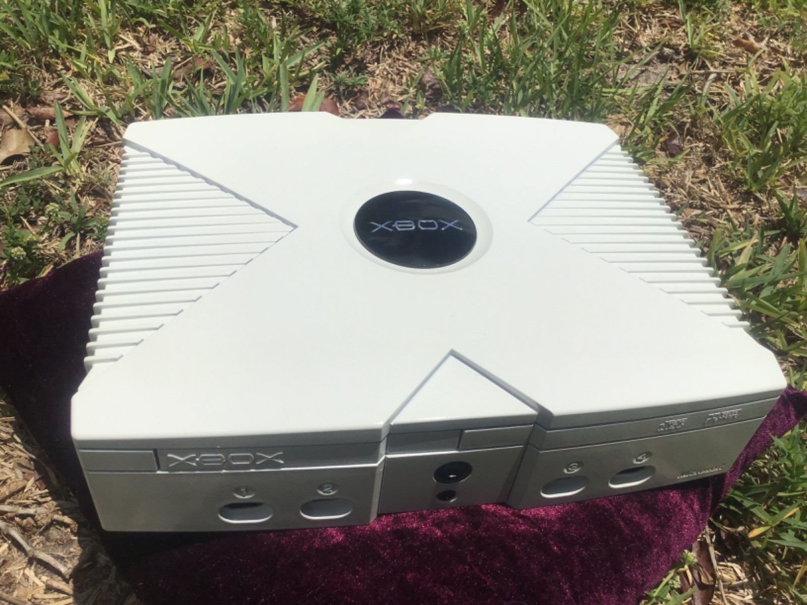 Original Xbox CASE ✨ JUST THE CASE ITSELF✨ ✨parts white with blue insides