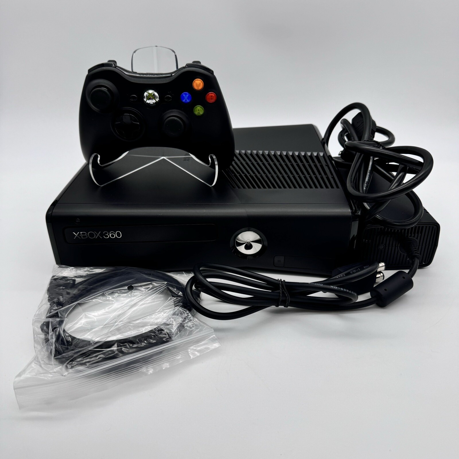 Refurbished Xbox 360 Slim 250GB Console + Controller + Cables – Very Good Cond