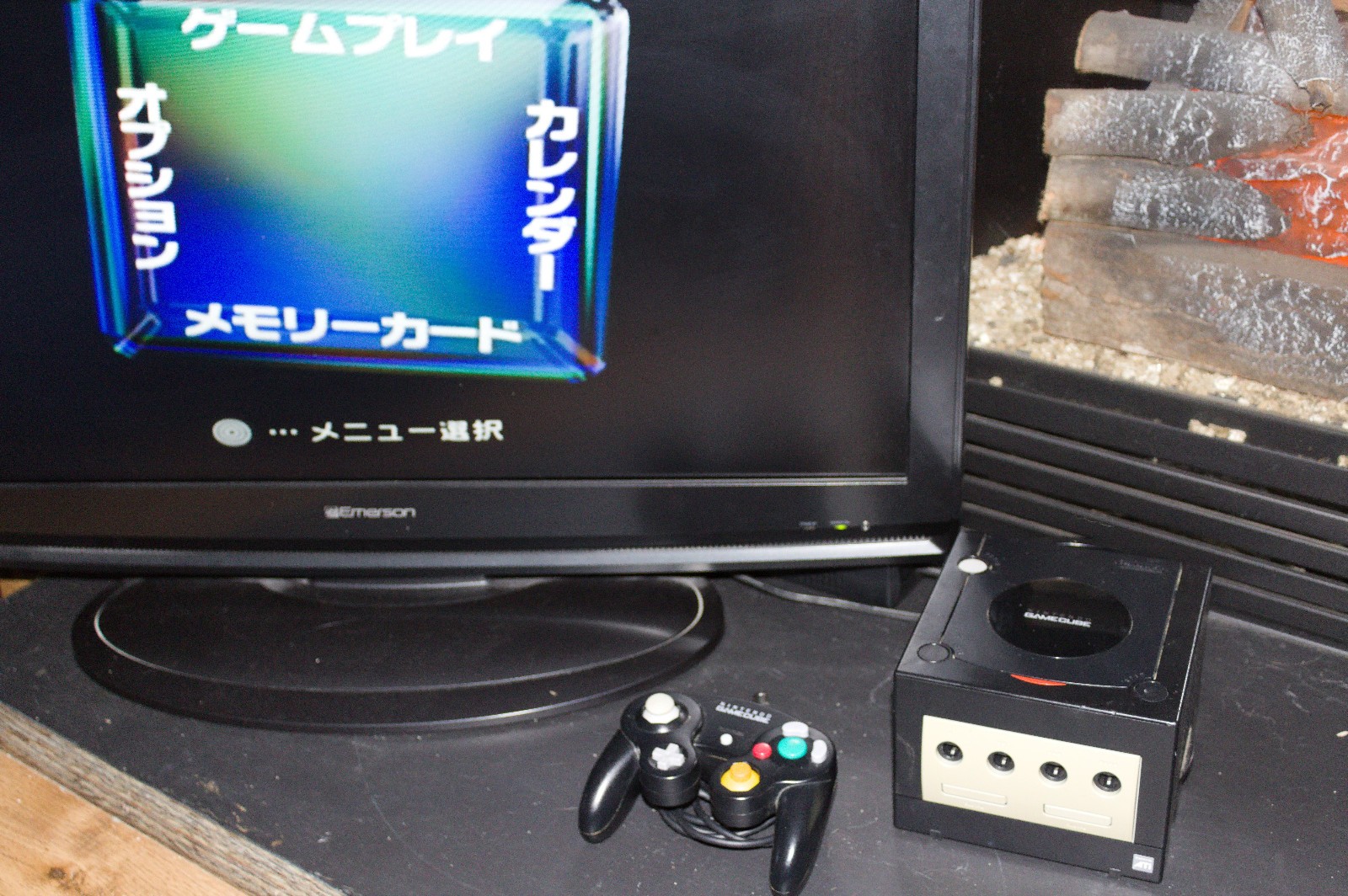Nintendo GameCube DOL-001 Black Japanese Console Tested Working OEM