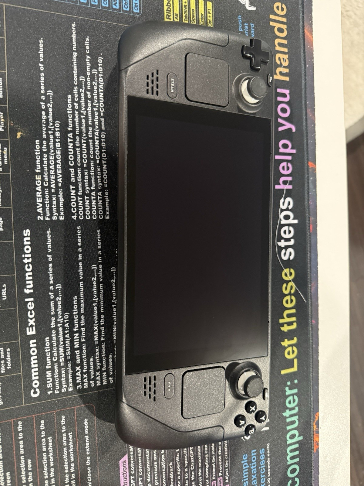Valve Steam Deck 512GB LCD Handheld System 1280×800 Wi-Fi USB-C Black