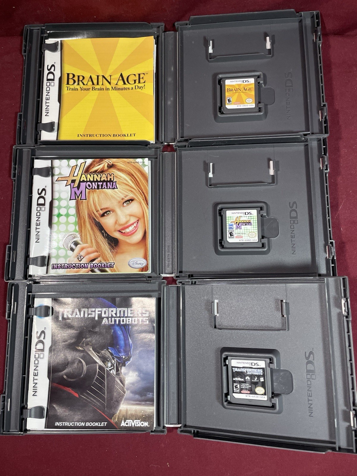 Nintendo DS Lite Silver Console Bundle w/ 14 Games Nerf Case Charger Stylus