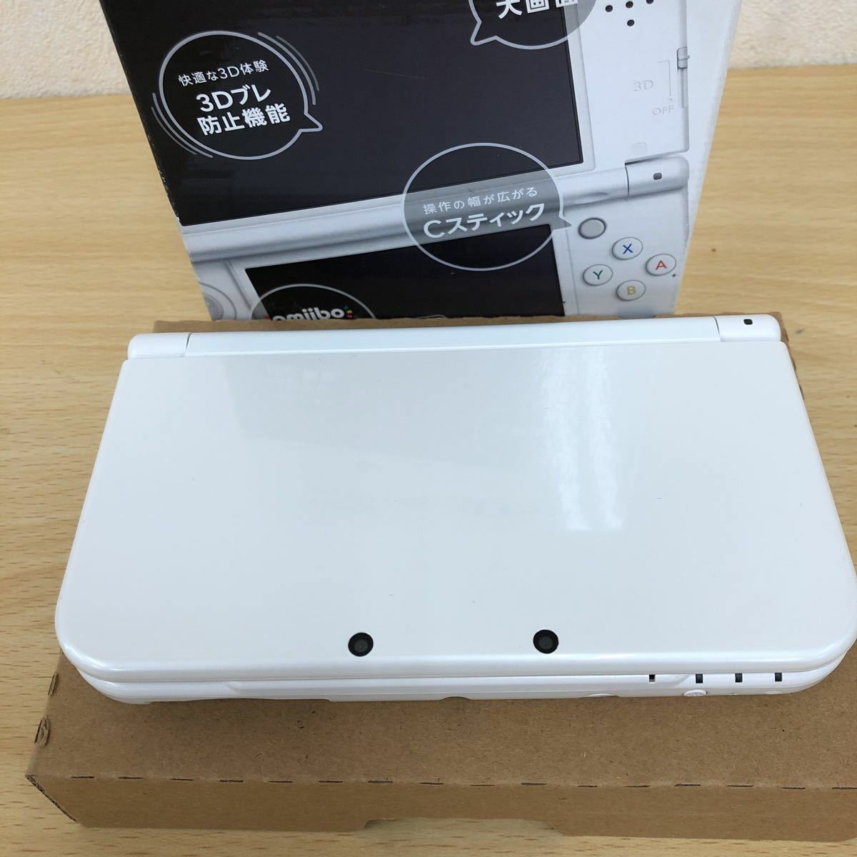 Nintendo Japan New 3DS LL Only Japanese. Pearl White Used Good Condition JP