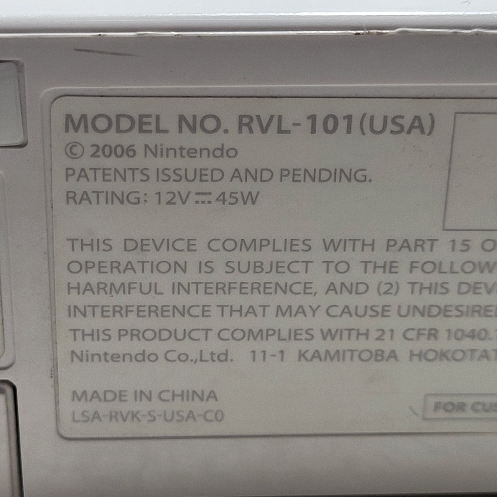 Wii Console Bundle – Tested/Working, Model RVL-101, Motion Bar, Controller, EX