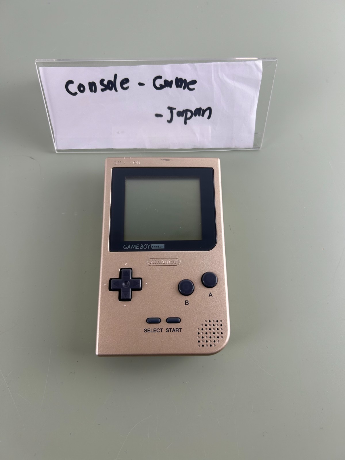 Gameboy Pocket Gold console Tested From Japan