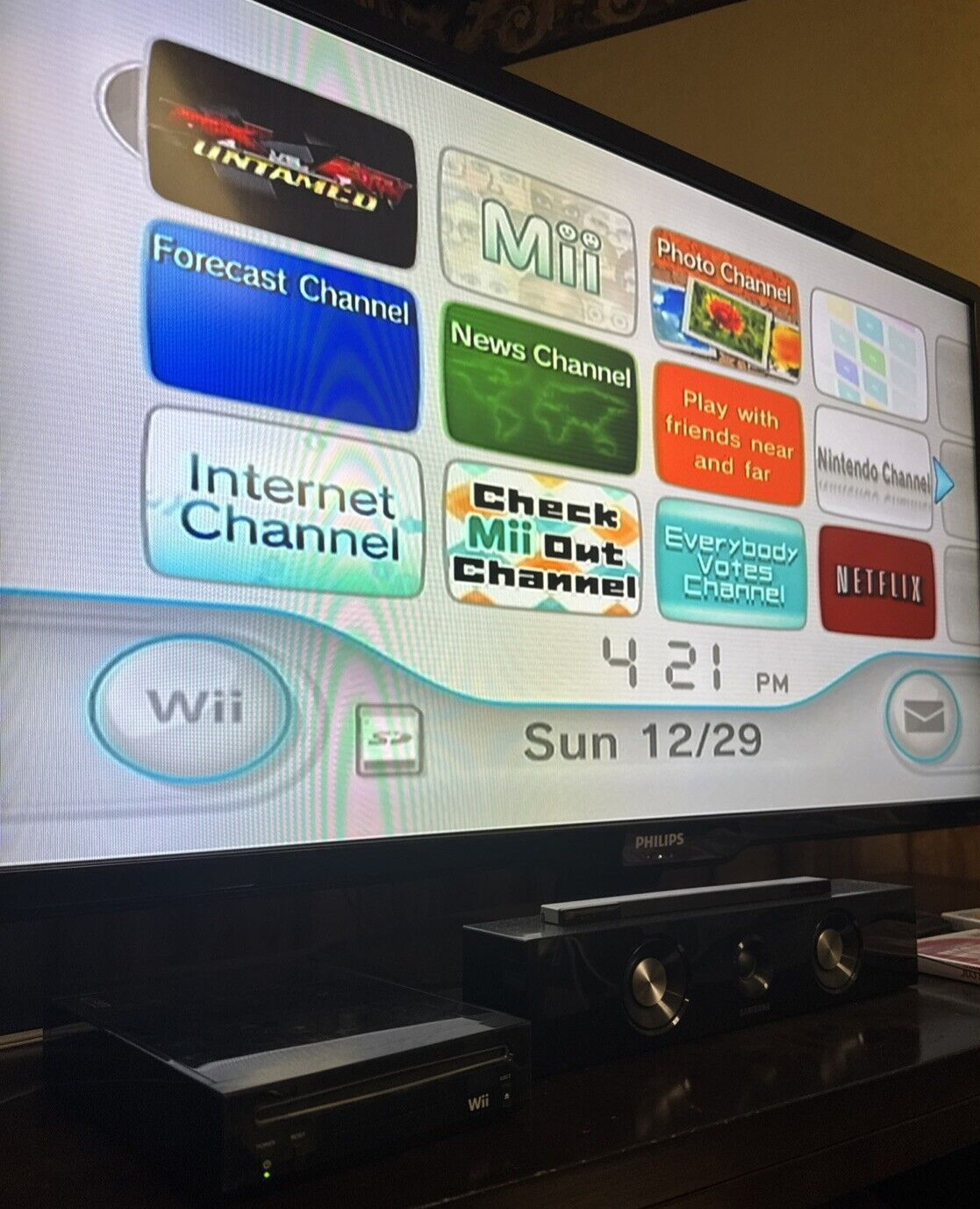 Nintendo Wii – Black Console OEM Bundle – RVL-101 – Tested