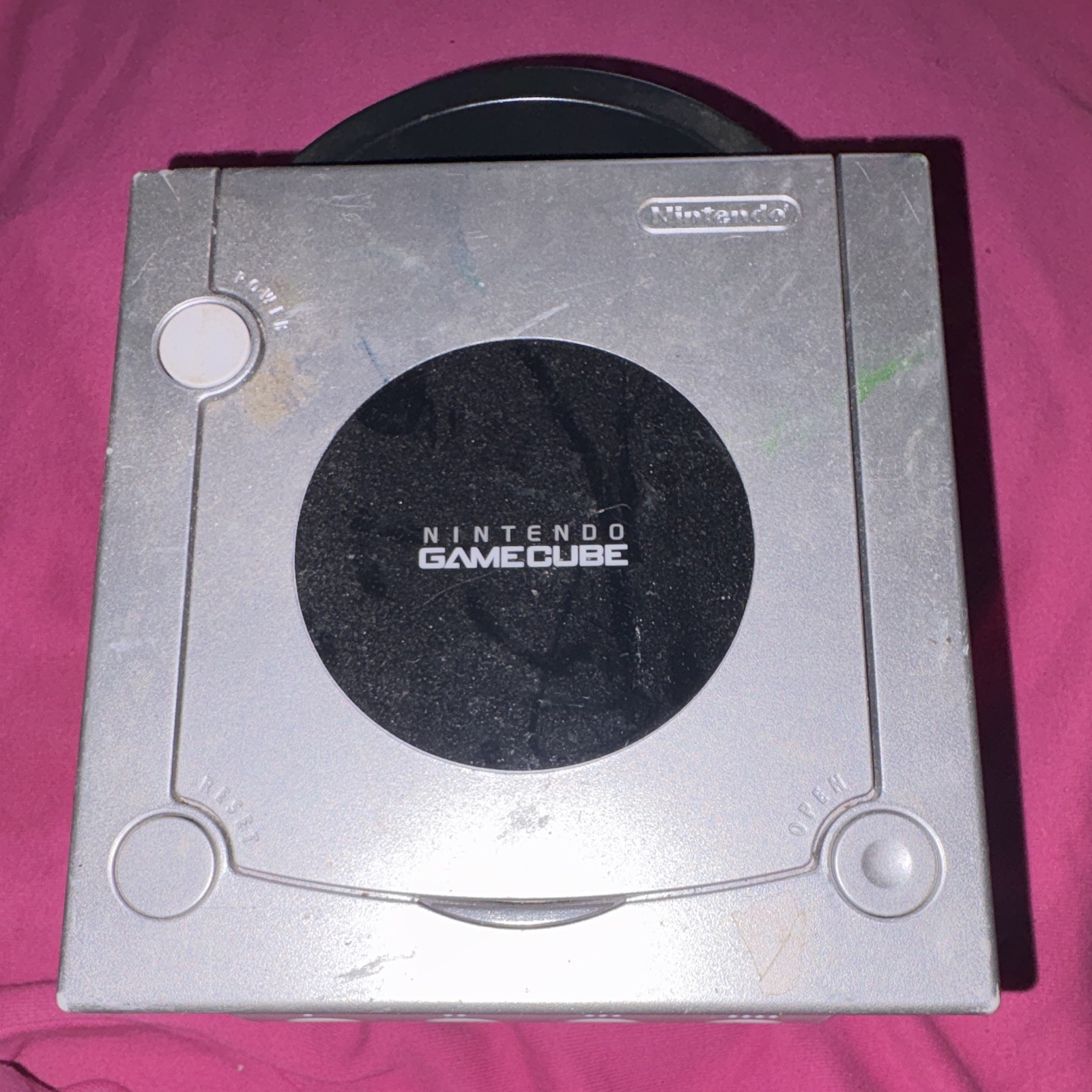 Nintendo GameCube DOL-101 Silver Console System NTSC-U/C w/ Memory Card Slot