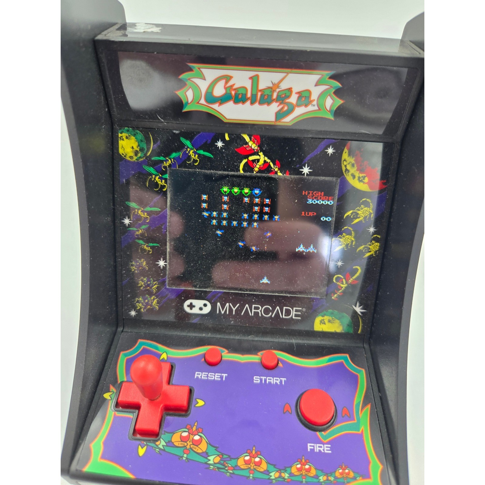 My Arcade Galaga Micro Player Retro Handheld Arcade Machine Cabinet DGUNL-3221
