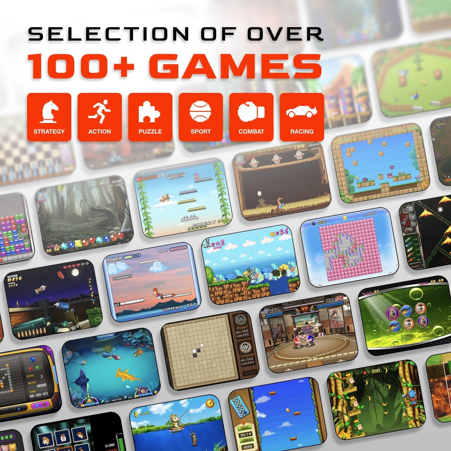 Mini Handheld Gaming System – 160 Classic Games, 1.8” Color Display, Portable F