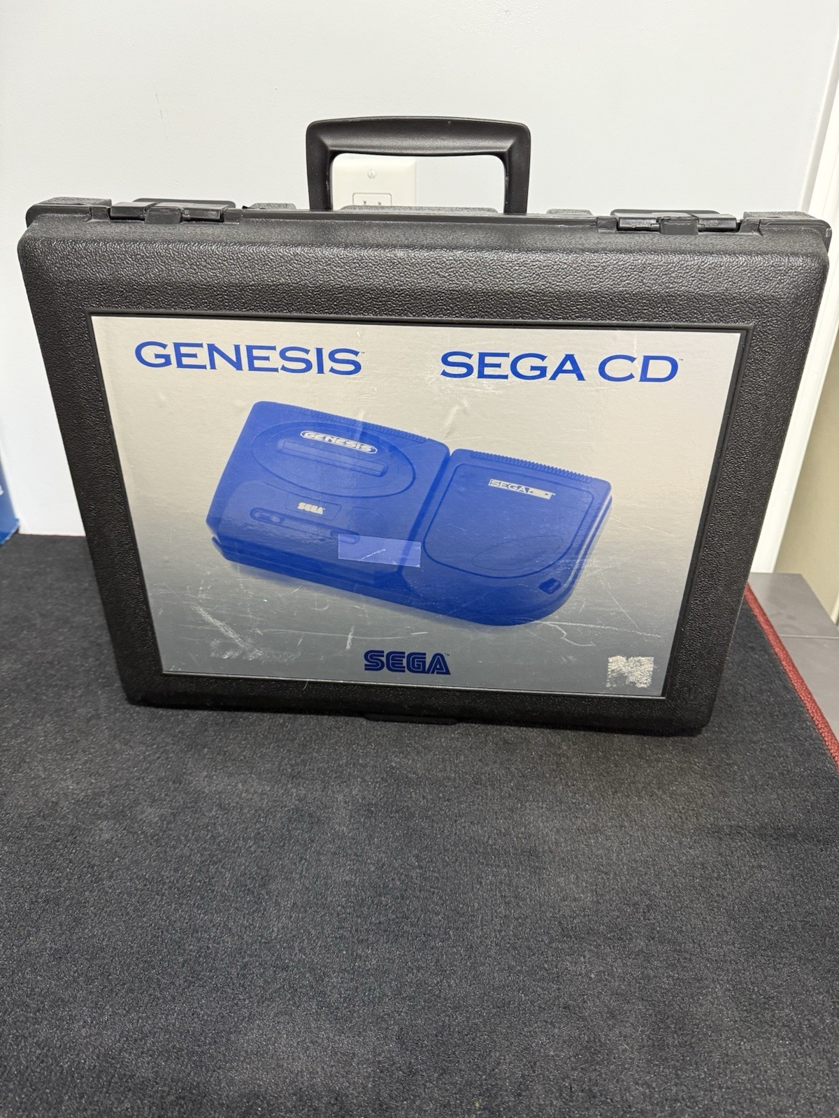 Sega CD And Genesis 2 Dual Console With Controllers Cords Rental Case Very RARE