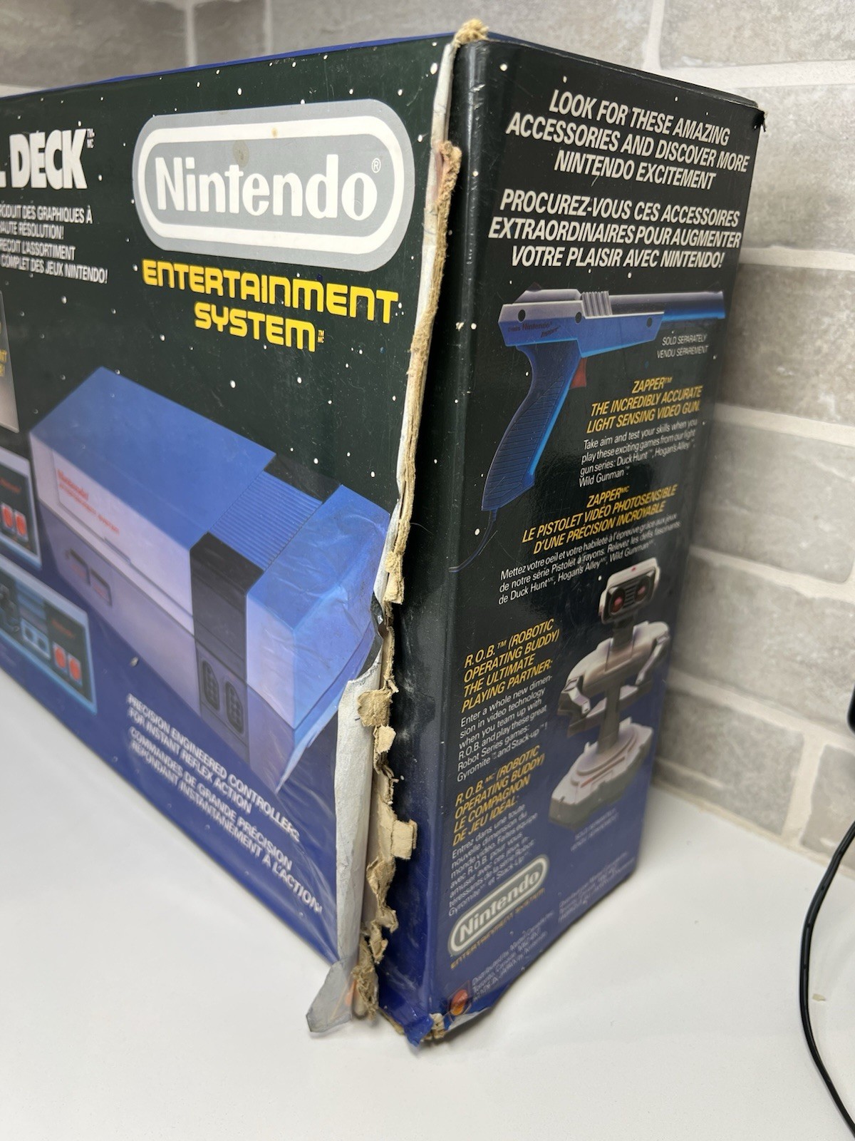 1986 Nintendo NES Control Deck Entertainment System CIB With Mario Bros RARE