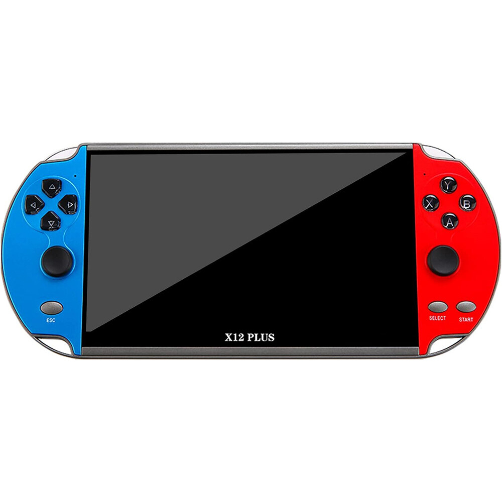 Retro Handheld Games Player X12 Plus Built-in 10000games Portable 7” e-book VX