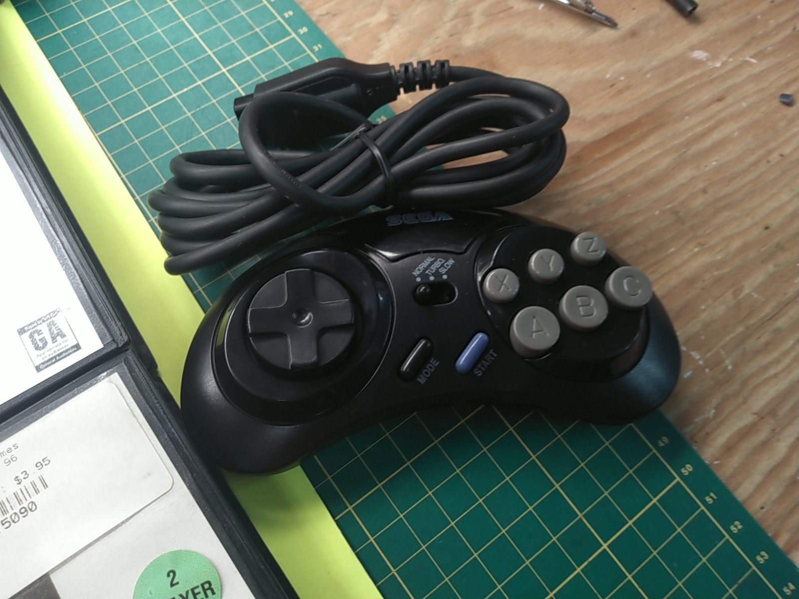 Sega Genesis System 1 W/ 9 Games All Hookups