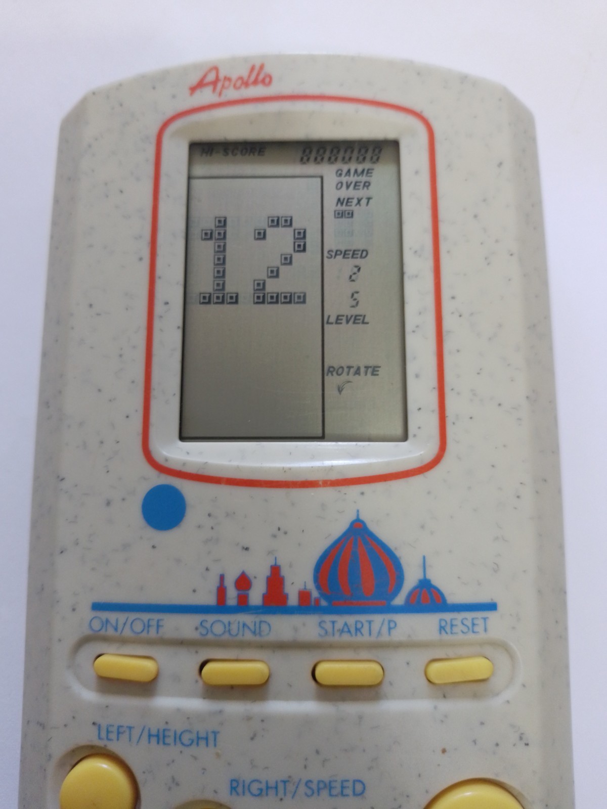 TESTED Apollo Brick Game Vintage 90’s Handheld Gaming Console retro white rare