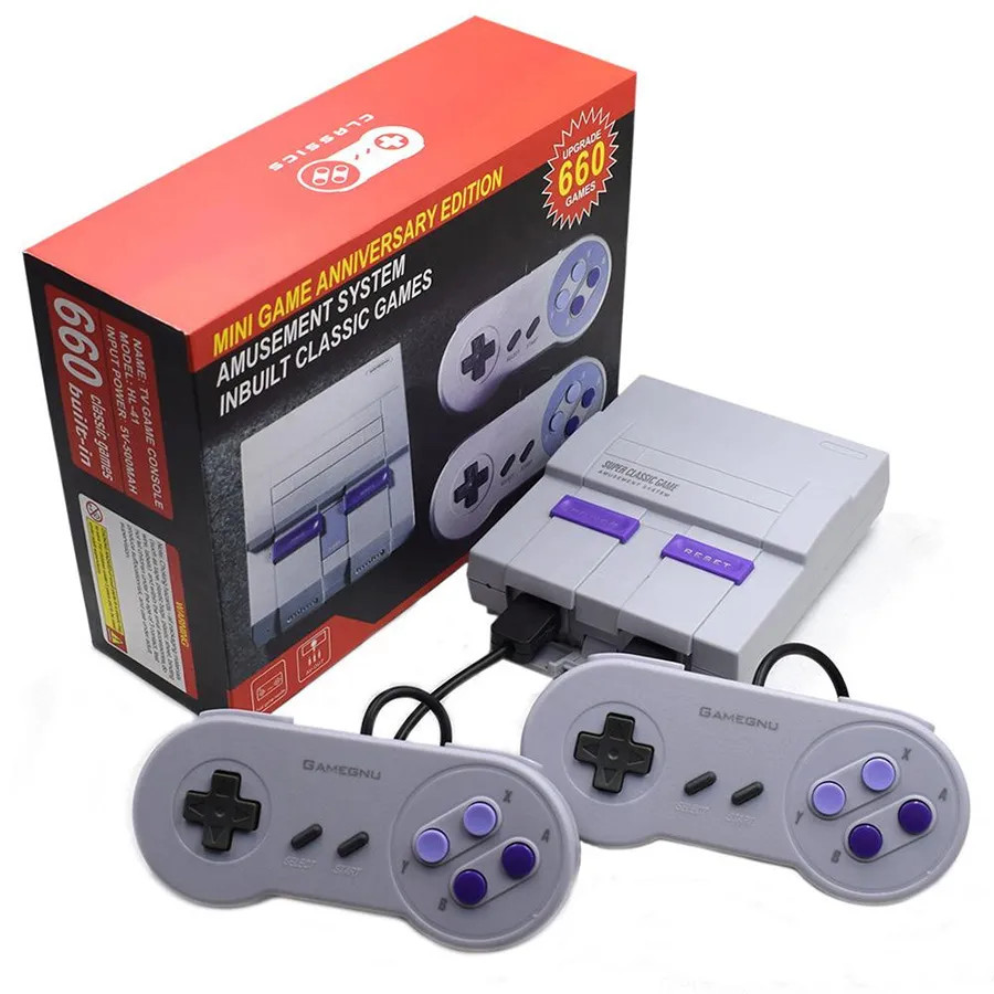 Super Entertainment System Orig SNES Console SNS-001 Video Game Bundle