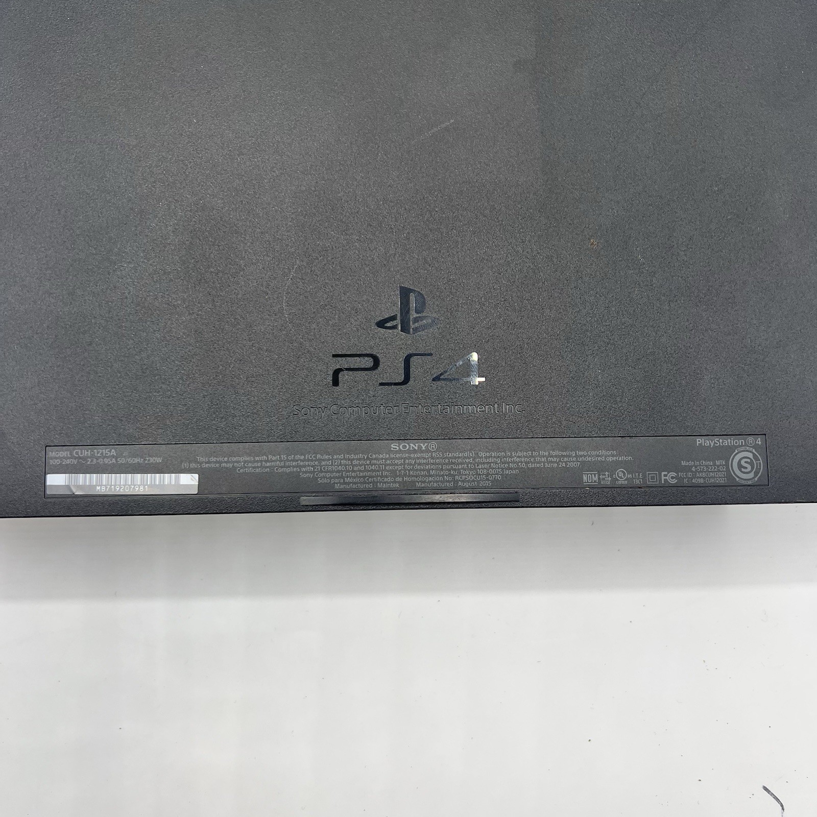 Sony PlayStation 4 Console & Game Controller CUH100C1 No Cords Tested And Works