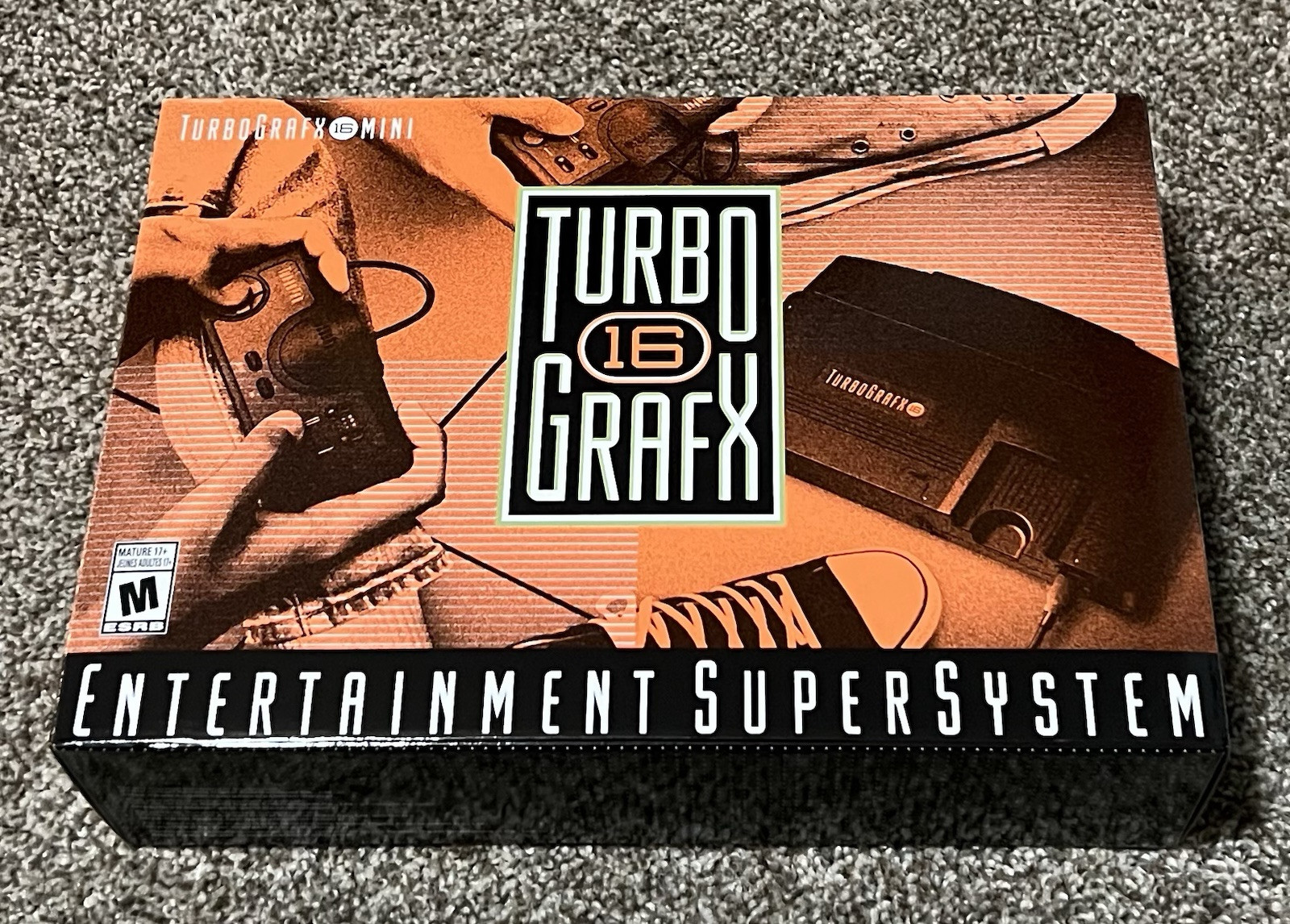 Turbo Grafx 16 Mini Console Konami 2020 NEW Unopened Classic Edition w Protector