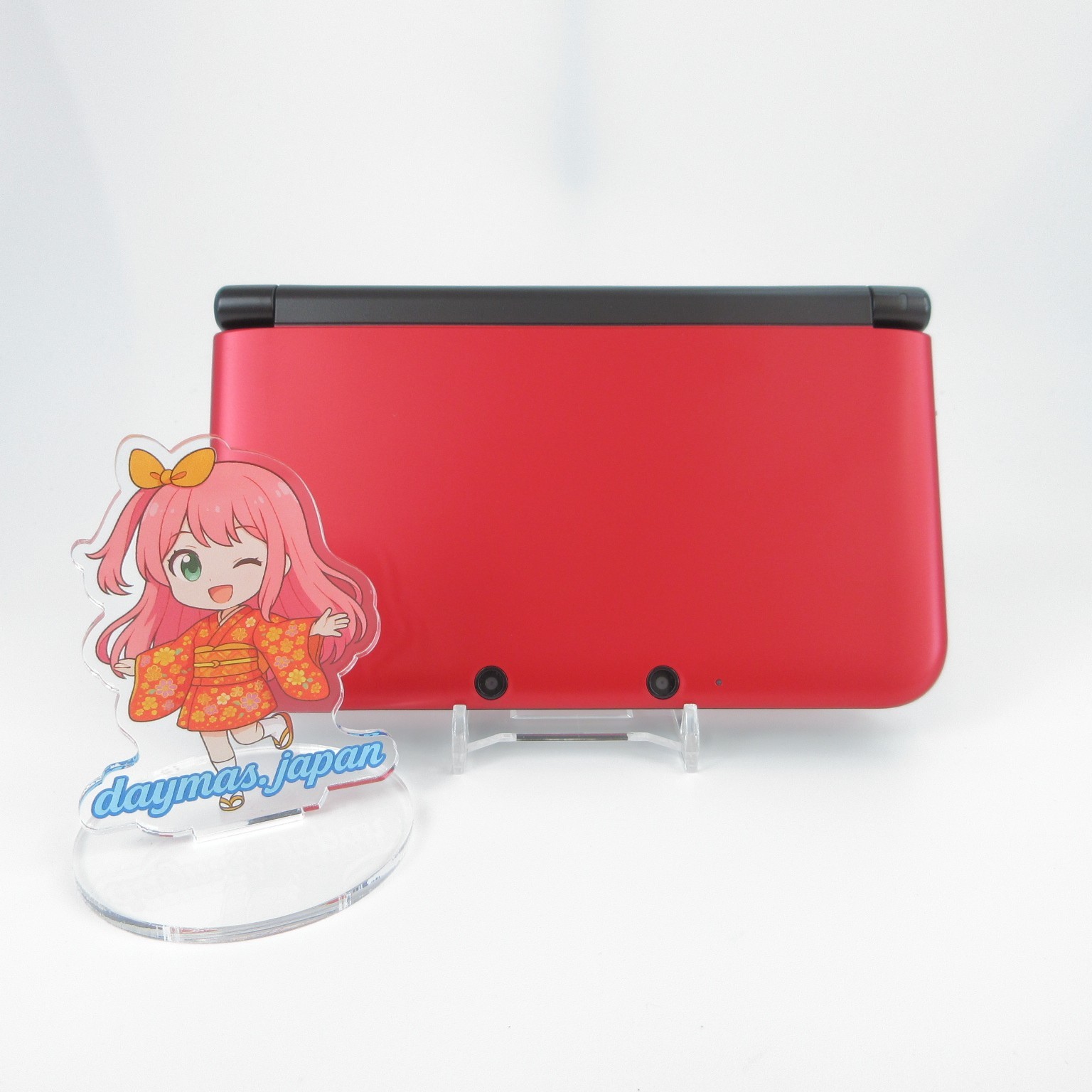 【Very Good】Nintendo 3DS LL XL Red x Black Console ONLY Japanese Ver #NET0921/01