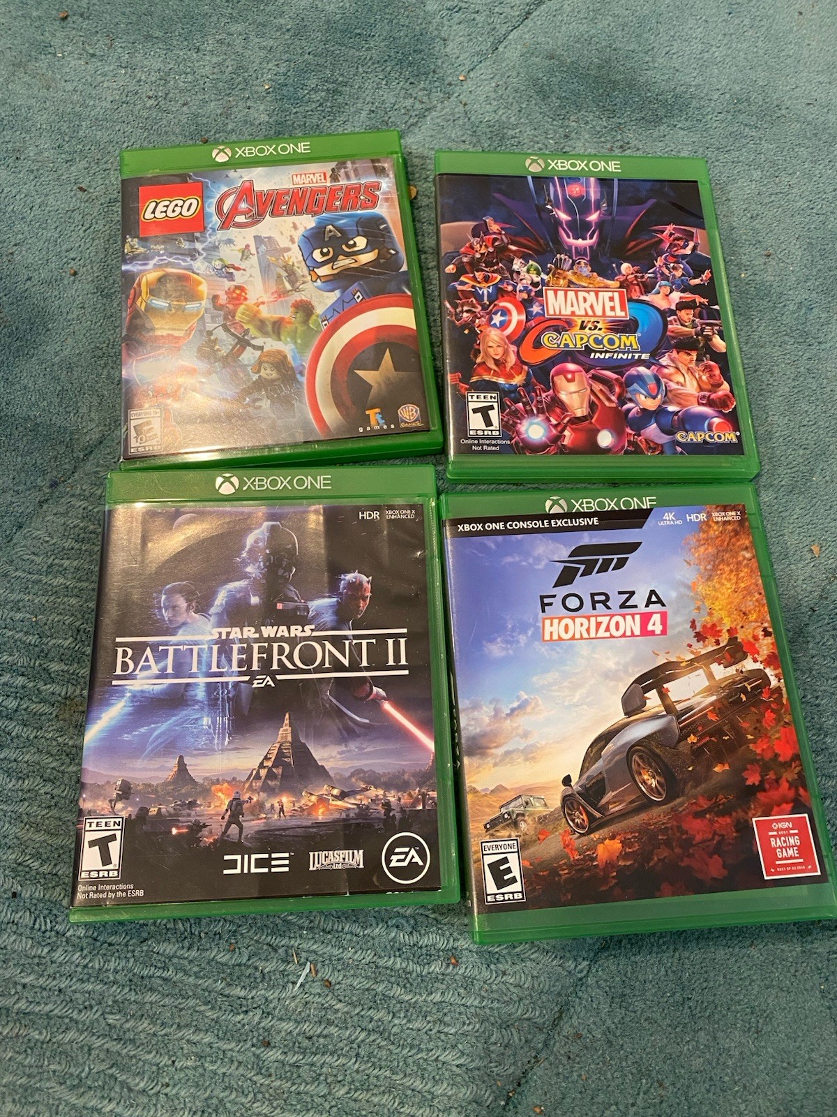 Xbox One S Console Controllers And 4 Games