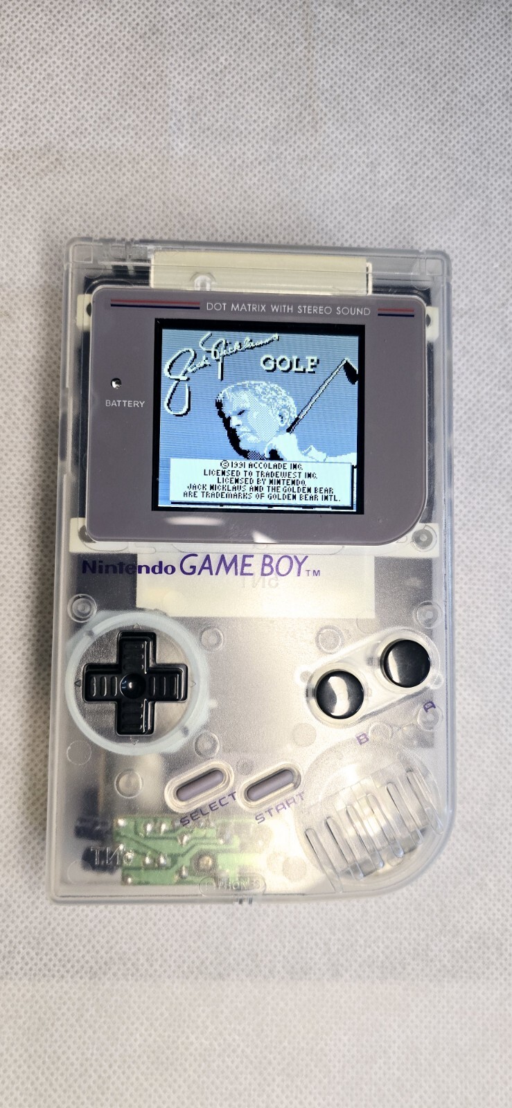 Nintendo Gameboy Multicolor Lcd Custom Case And All New Interior Amd Speaker.