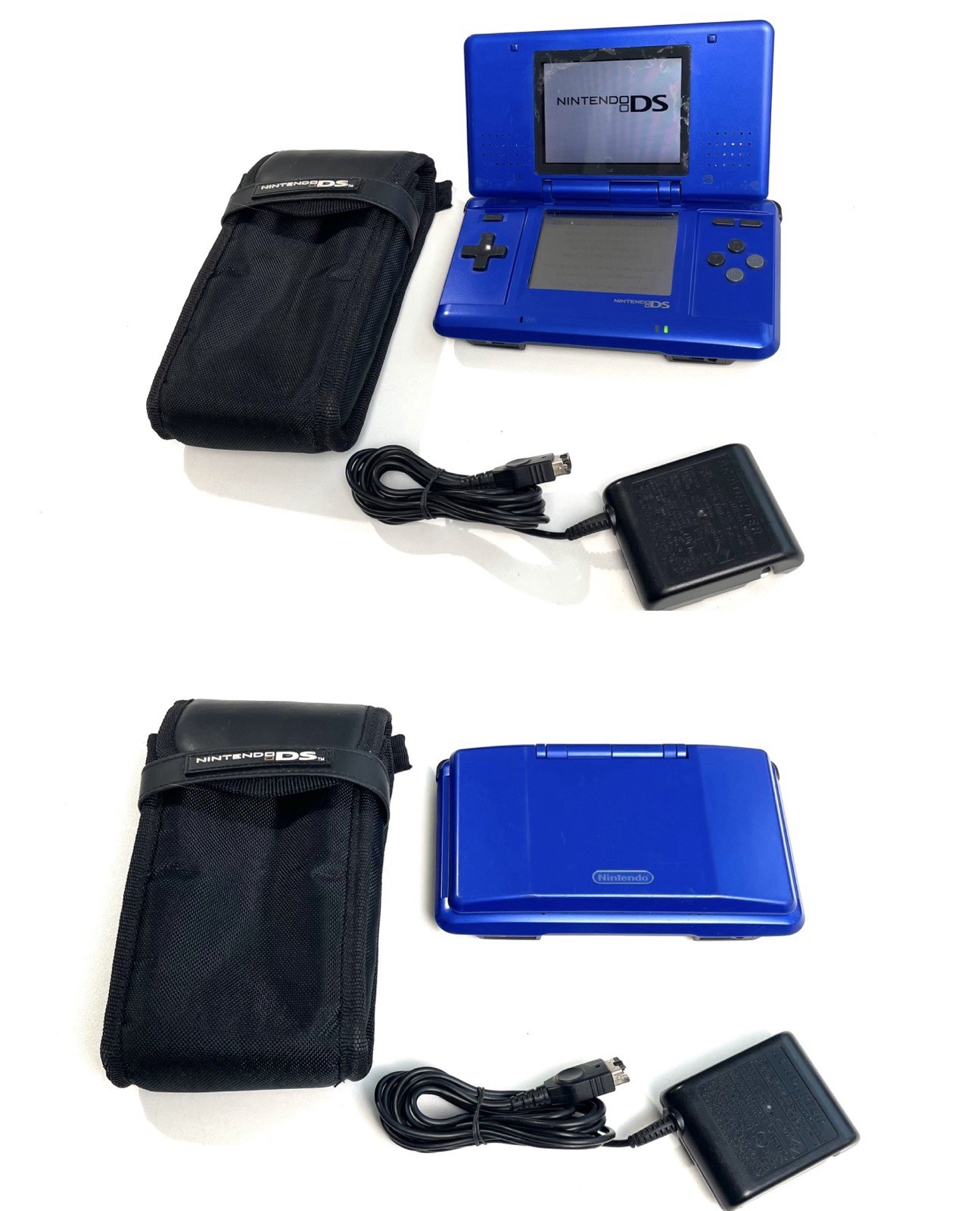 Nintendo DS Original NTR-001 Console w/ Soft Case & Charger *READ DESCRIPTION*