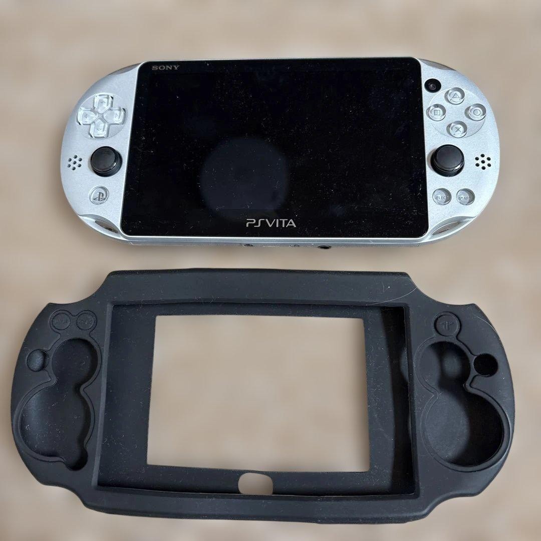 Excellent SONY PlayStation PS Vita Wi-Fi PCH-2000 Silver Console Tested