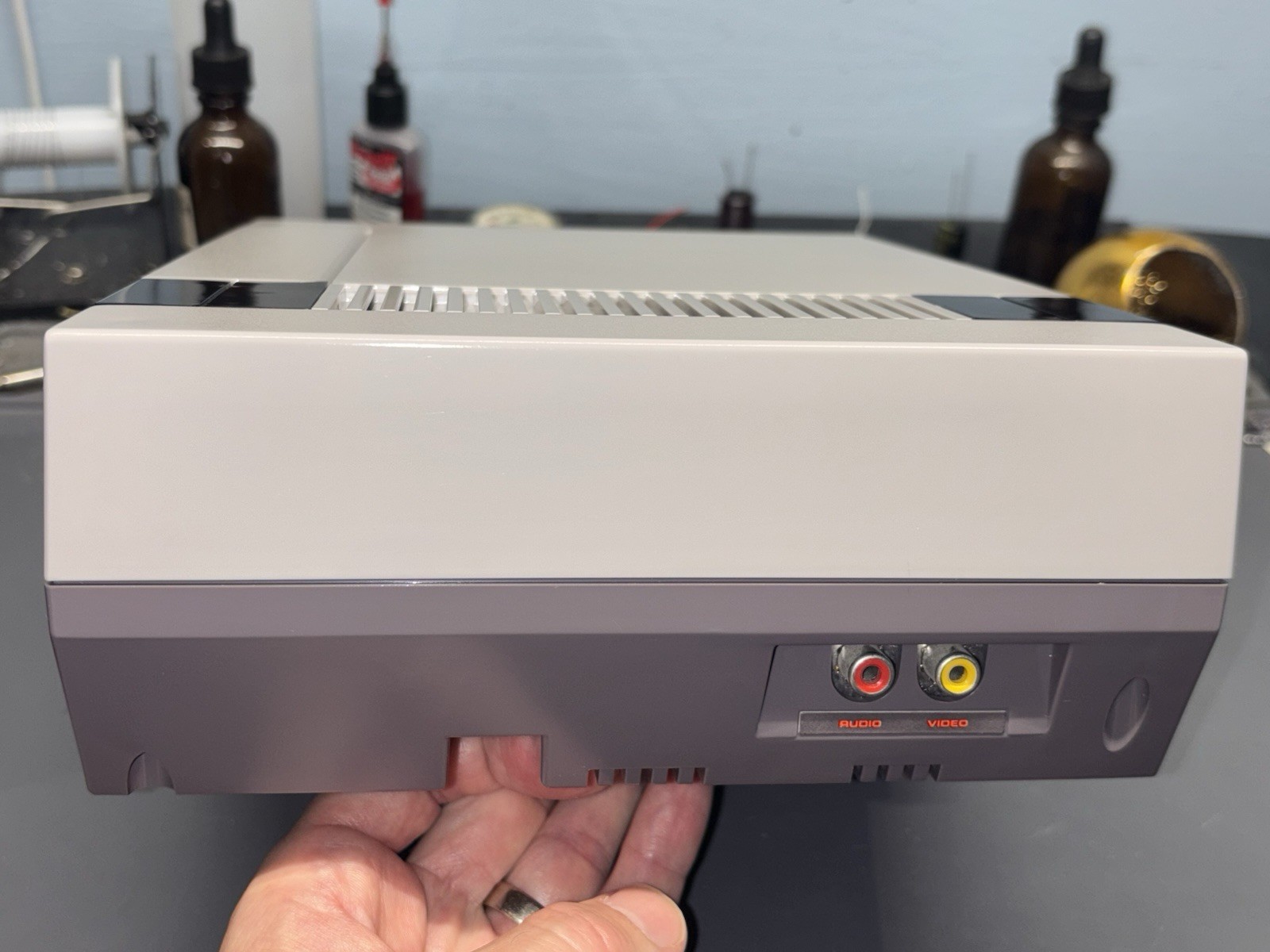 Ultimate NES RGB Nintendo Front Loader Full Recap LED Expansion Audio NESRGB V5