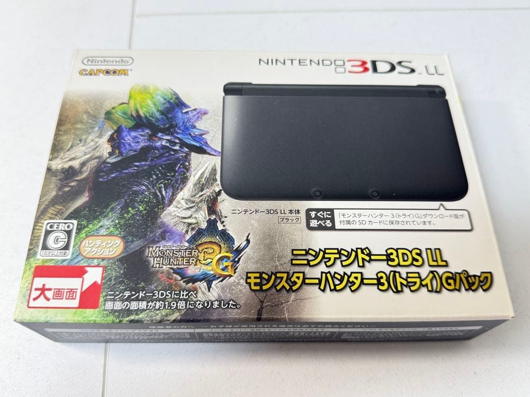 3DS/2DS/DS Nintendo3Dsll Monster Hunter 3 Try G Pack Japan
