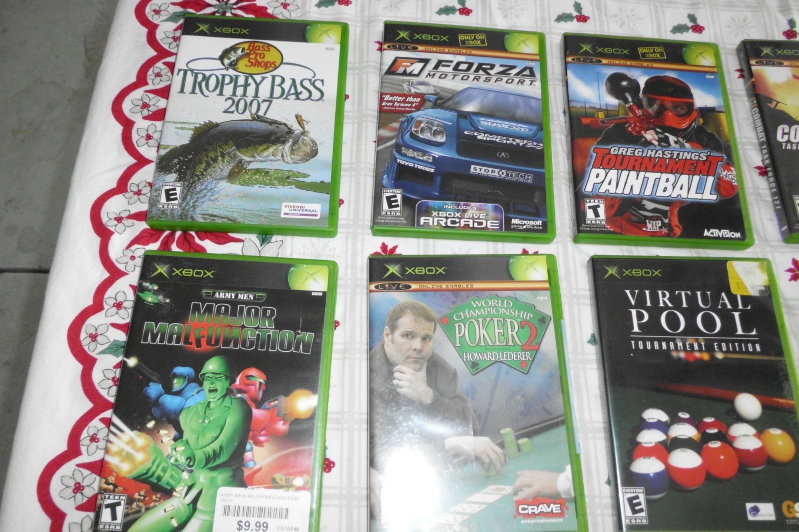 Microsoft Xbox Console with 26+ Games and 2 Controllers. One wireless