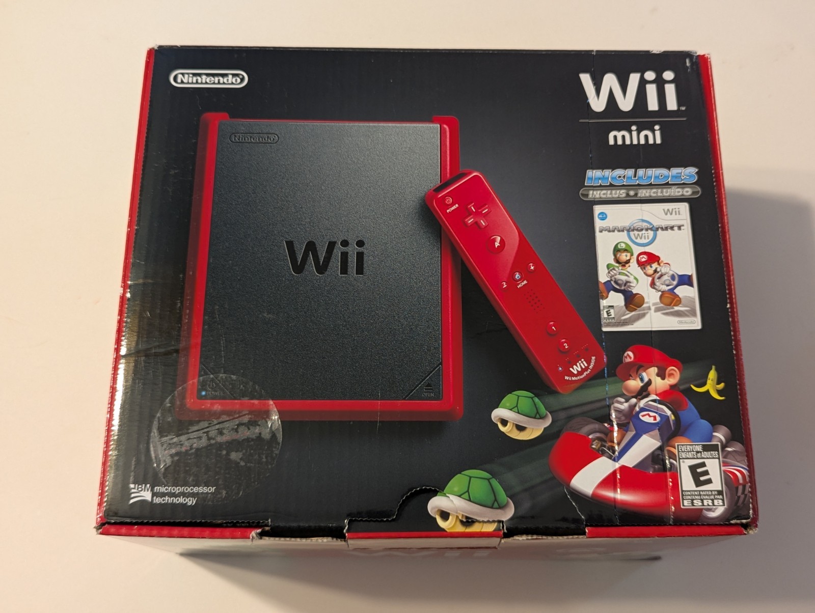 Wii Mini Bundle: Mario Kart – Red (Nintendo Wii Mini) No Game/controllers