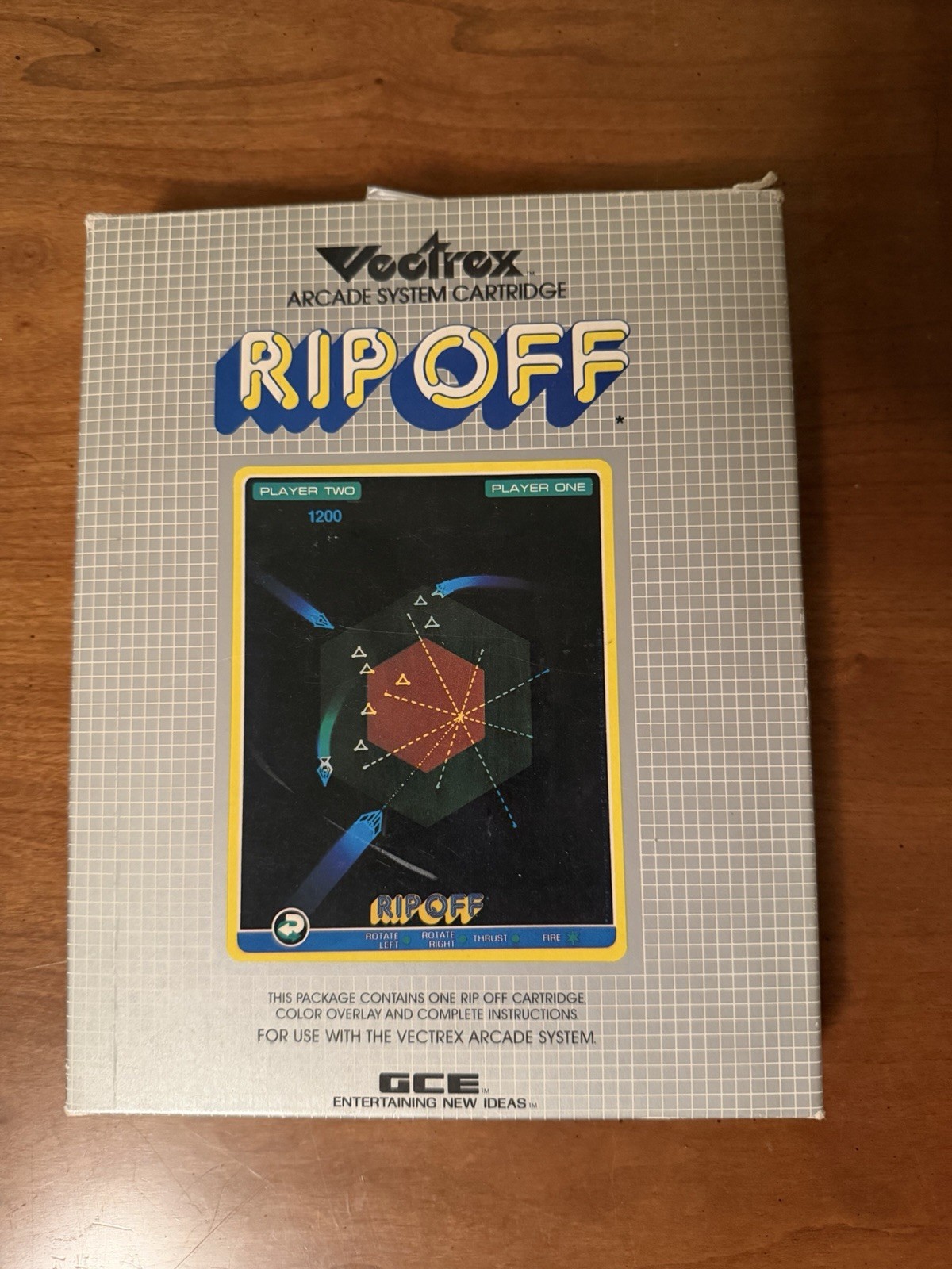 1982 Vectrex Arcade System Console with 8 games included, in mint condition.