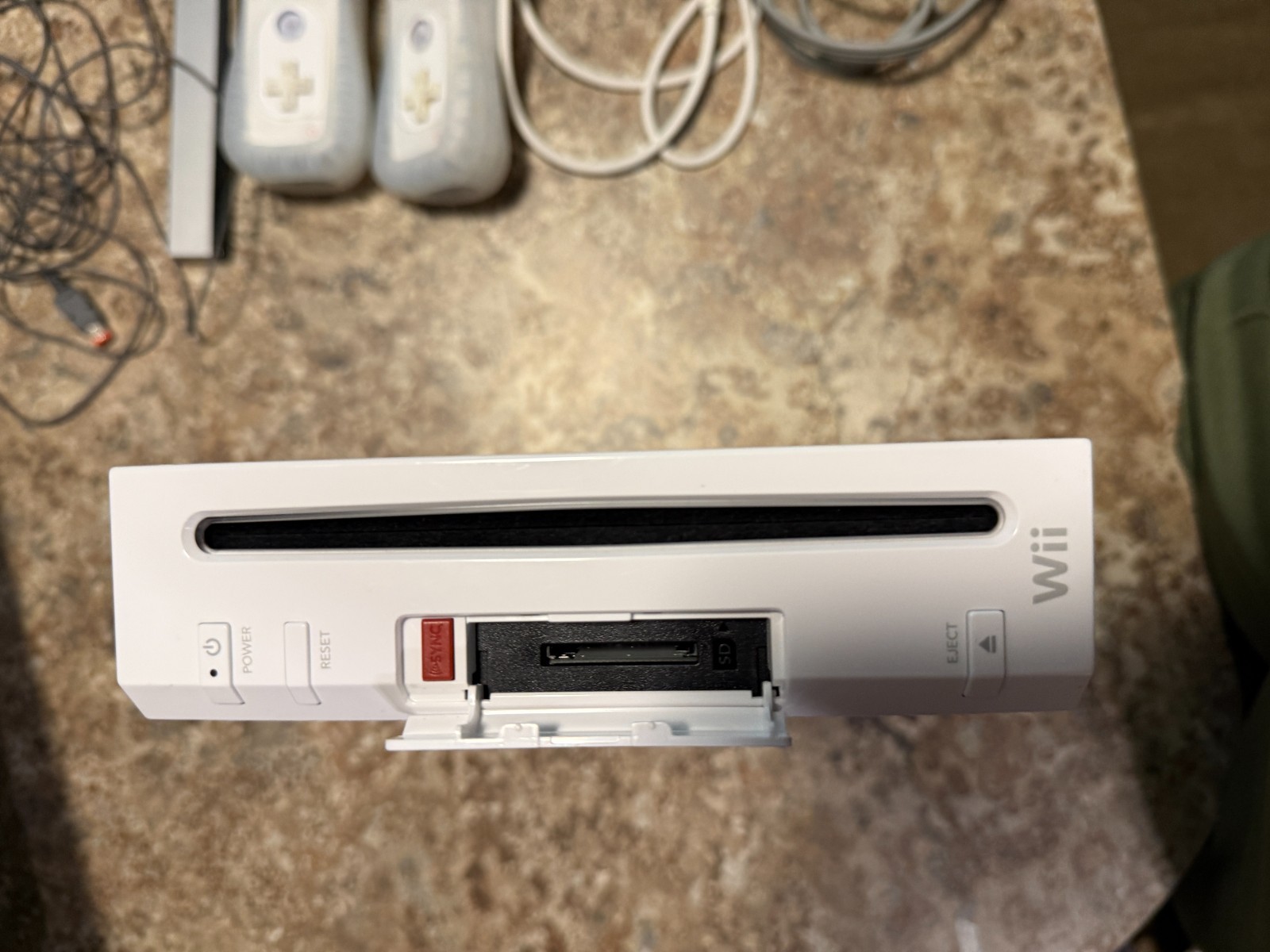 Nintendo Wii with Cords and Controllers – GameCube Compatible